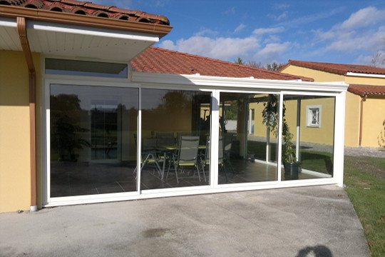 Vichy baie vitree 4 vantaux coulissants