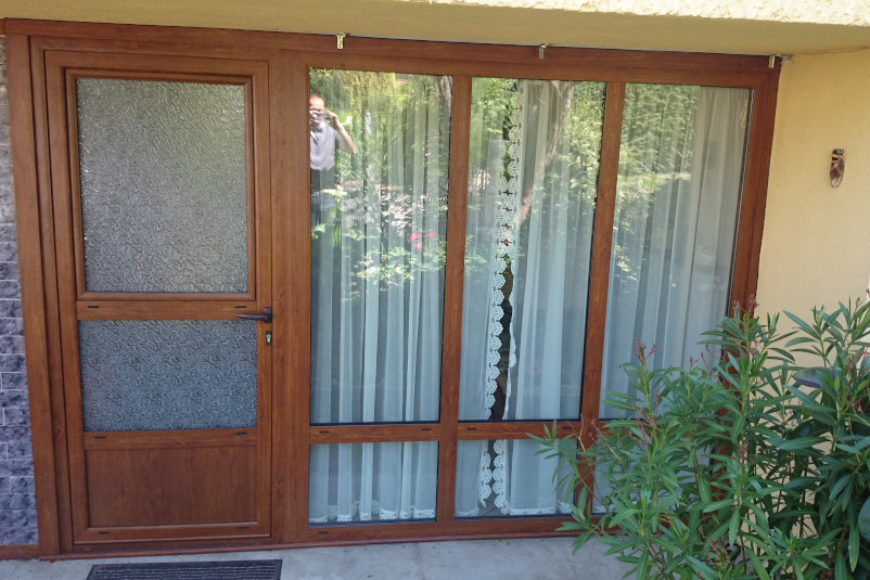 Fabricant porte à chassis fixe Vichy