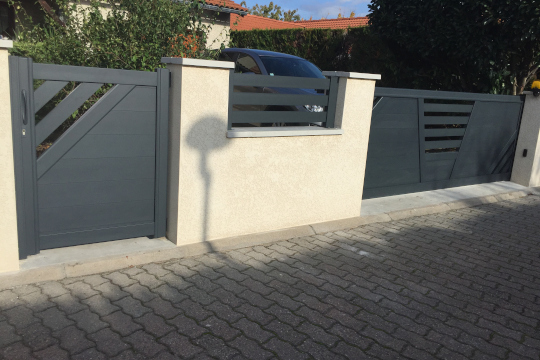 portillon cloture portail