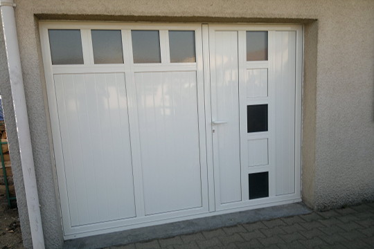 porte de garage battante avec large portillon Clermont-Ferrand